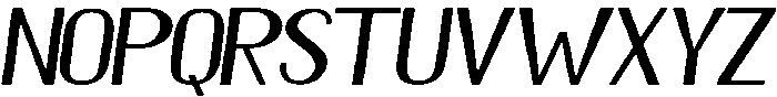 Barbie Maphia Winter Italic Regular otf (400) Font UPPERCASE