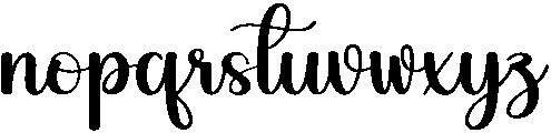 Barbie Regular otf (400) Font LOWERCASE