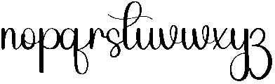 Barbie Regular otf (400) Font LOWERCASE