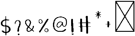 Barbie Regular otf (400) Font OTHER CHARS