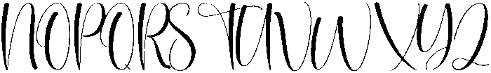 Barbie Regular otf (400) Font UPPERCASE