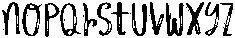 Barbie Regular otf (400) Font LOWERCASE