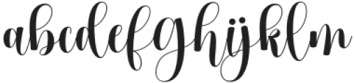 Barbie Regular otf (400) Font LOWERCASE