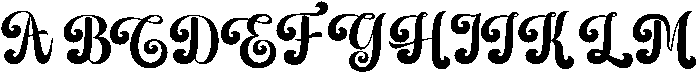 Barbie Vintage Regular otf (400) Font UPPERCASE