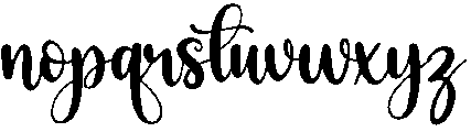Barbie otf (400) Font LOWERCASE