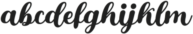 Barbiela Italic ttf (400) Font LOWERCASE