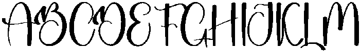 Barbies Regular otf (400) Font UPPERCASE