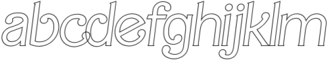 Barby Outline Italic otf (400) FONT