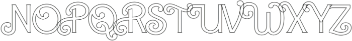 Barby Outline otf (400) Font UPPERCASE