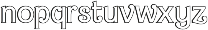 Barby Shadow otf (400) Font LOWERCASE