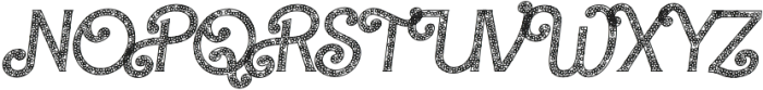 Barby Sprinkle Outline Italic otf (400) Font UPPERCASE