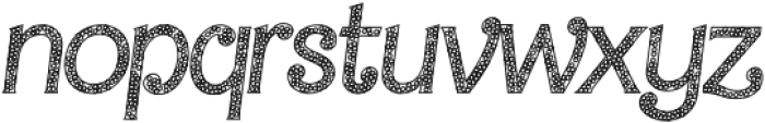 Barby Sprinkle Outline Italic otf (400) Font LOWERCASE