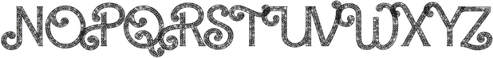 Barby Sprinkle Outline otf (400) Font UPPERCASE