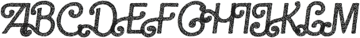 Barby Sprinkle Rough Italic otf (400) Font UPPERCASE