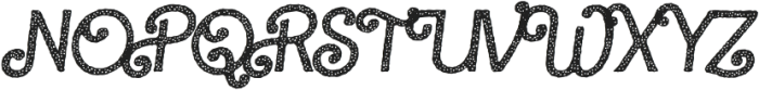 Barby Sprinkle Rough Italic otf (400) Font UPPERCASE