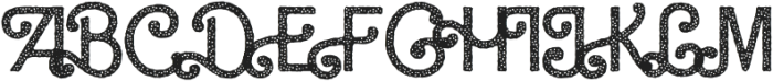 Barby Sprinkle Rough otf (400) Font UPPERCASE