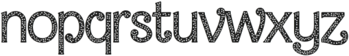 Barby Sprinkle Rounded otf (400) Font LOWERCASE