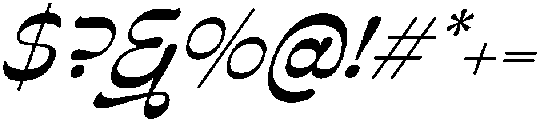 BarcolaRegular otf (400) Font OTHER CHARS