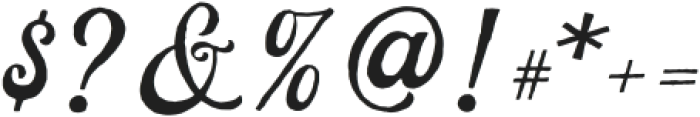 Bardguine Script otf (400) Font OTHER CHARS