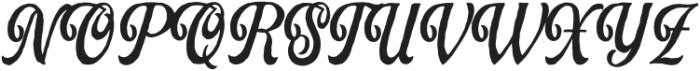 Bardguine Script otf (400) Font UPPERCASE
