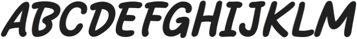 Bare Marker Regular otf (400) Font UPPERCASE