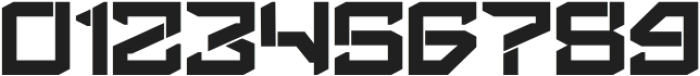 Bares Futuristic Regular otf (400) Font OTHER CHARS