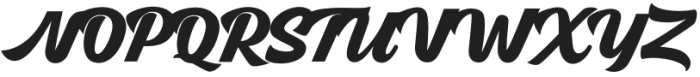 Bargeming otf (400) Font UPPERCASE