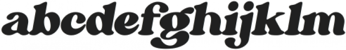 Bargie Italic ttf (400) Font LOWERCASE