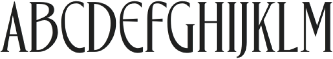 Bargonde Regular otf (400) Font UPPERCASE