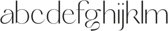 Barich-Regular otf (400) Font LOWERCASE