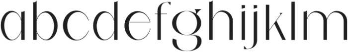 Barieta  Medium otf (500) Font LOWERCASE