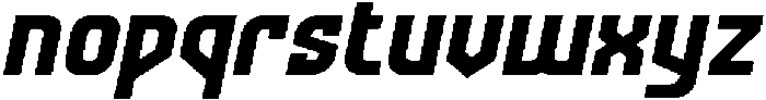 Barista Italic otf (400) Font LOWERCASE