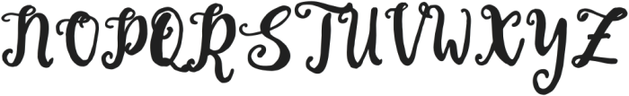 Baritta Script Regular otf (400) Font UPPERCASE