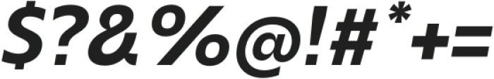 Barkanon Bold Italic otf (700) Font OTHER CHARS