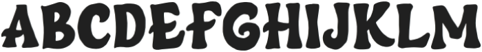 Barlents-Regular otf (400) Font UPPERCASE