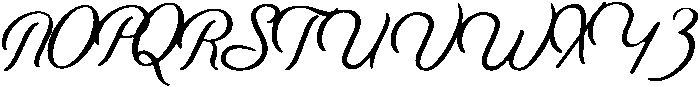 Barley Script otf (400) Font UPPERCASE
