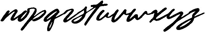 Barlinotes Italic otf (400) Font LOWERCASE