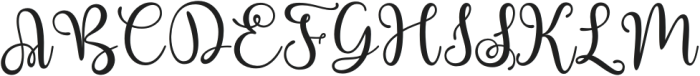 Barmukey otf (400) Font UPPERCASE