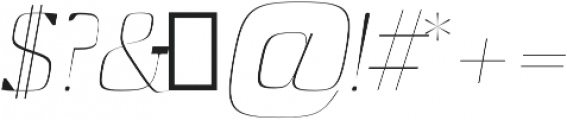 Barnes Thin Italic otf (100) Font OTHER CHARS