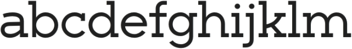 Barnic Slab Regular otf (400) Font LOWERCASE