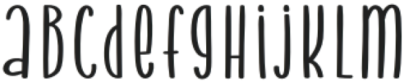 Barnyard Regular otf (400) Font LOWERCASE