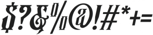 Barones-Italic otf (400) Font OTHER CHARS