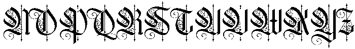 Baronial-Ornament otf (400) Font UPPERCASE