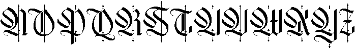 Baronial-Regular otf (400) Font UPPERCASE