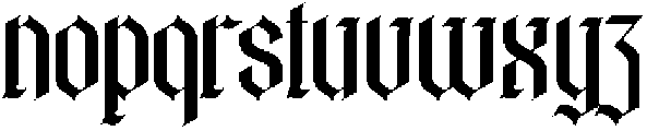 Baronial-Regular otf (400) Font LOWERCASE