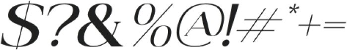 Baroon Casooal Italic otf (400) Font OTHER CHARS