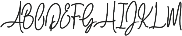 Baropetha Signature3 ttf (400) Font UPPERCASE