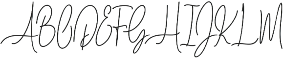 Baropetha Signature4 ttf (400) Font UPPERCASE