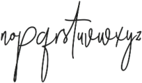 Baropetha Signature4 ttf (400) Font LOWERCASE