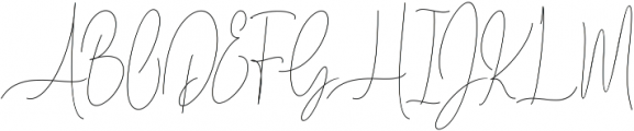 Baropetha Signature5 ttf (400) Font UPPERCASE